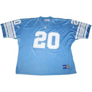 Vintage Barry Sanders Detroit Lions Reebok Jersey Sewn Numbers Letters Men's XL
